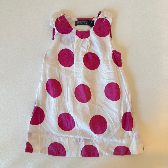 Kenneth Cole Reaction Sleeveless Polka Dot Dress - Picture 5 of 7
